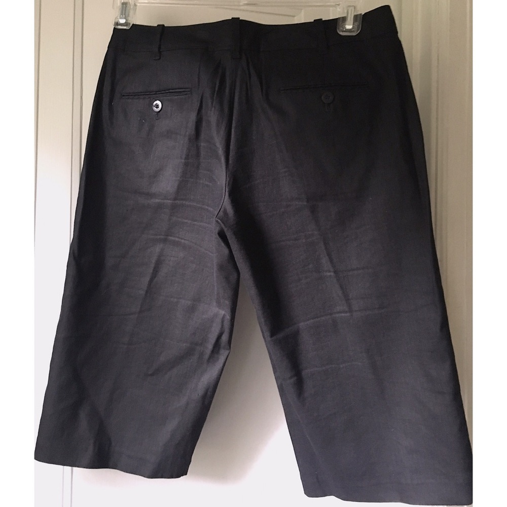 Black Bermuda shorts